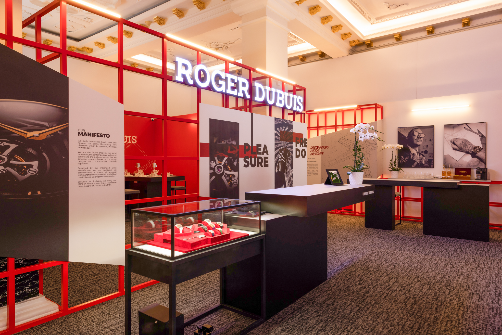 ROGER DUBUIS POP UP